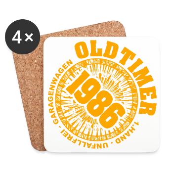1986 - Coasters (set of 4) - white - Front