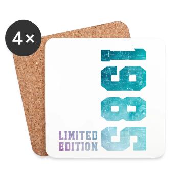 1985 Limited Edition 41 Years Anniversary - Coasters (set of 4) - white - Front