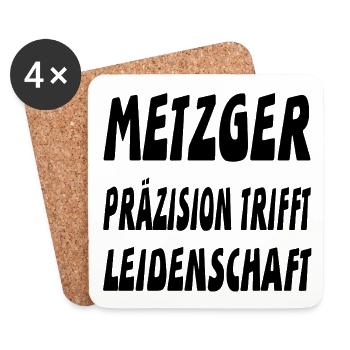 Butcher - Coasters (set of 4) - white - Front
