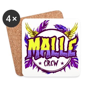 Équipe Malle Colorée - Dessous de verre (lot de 4) - blanc - Devant