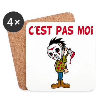 Innocence - Dessous de verre (lot de 4) - blanc - Devant