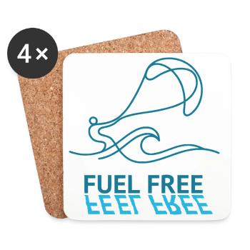 FuelFree - Untersetzer (4er-Set) - Weiß - Vorne