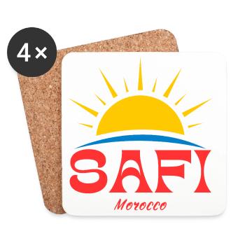 Safi Marokko Sonnenaufgang - Untersetzer (4er-Set) - Weiß - Vorne