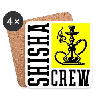 Shisha Crew - Coasters (set of 4) - white - Front