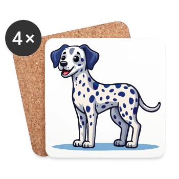 Dalmatians (bande dessinée) - Dessous de verre (lot de 4) - blanc - Devant