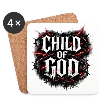 child of god - Coasters (set of 4) - white - Front