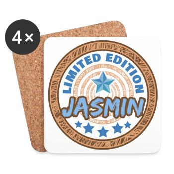 Dire Jasmin - Dessous de verre (lot de 4) - blanc - Devant