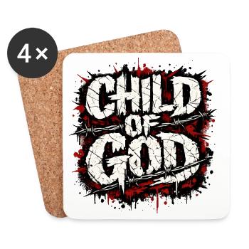 child of god - Coasters (set of 4) - white - Front