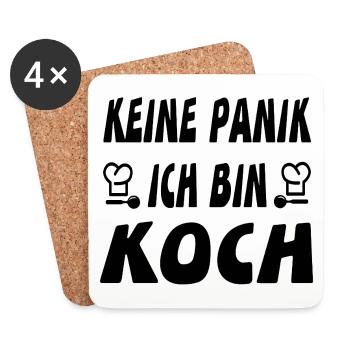 Koch - Untersetzer (4er-Set) - Weiß - Vorne
