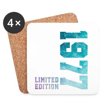 1977 Limited Edition 49 Years Anniversary - Coasters (set of 4) - white - Front