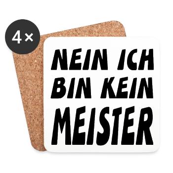 Meister - Untersetzer (4er-Set) - Weiß - Vorne