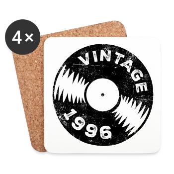 30e anniversaire du millésime 1996 - Dessous de verre (lot de 4) - blanc - Devant
