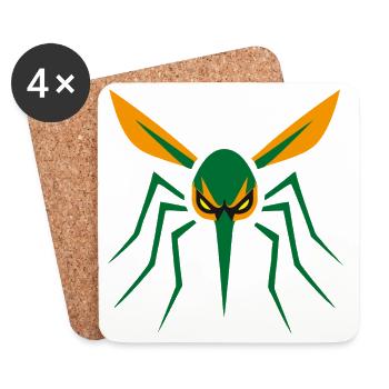 Mosquito, Mosquito, Insect, Evil - Coasters (set of 4) - white - Front