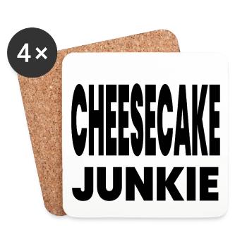 Cheesecake - Coasters (set of 4) - white - Front