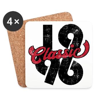 Vintage 1996 - Coasters (set of 4) - white - Front