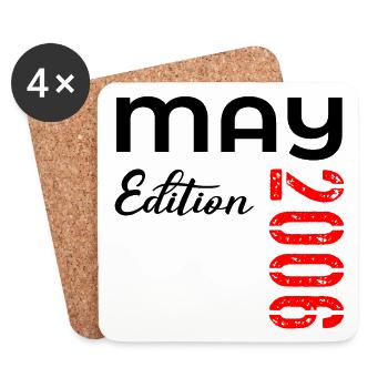 21th Birthday May 2006 - Coasters (set of 4) - white - Front