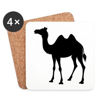 camel - Coasters (set of 4) - white - Front