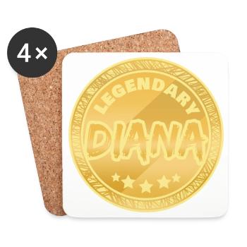 Prix Diana Légendaire - Dessous de verre (lot de 4) - blanc - Devant