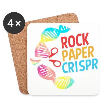 Structural formula molecule - Coasters (set of 4) - white - Front