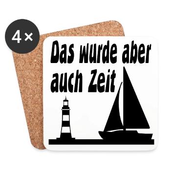 Segeln - Untersetzer (4er-Set) - Weiß - Vorne
