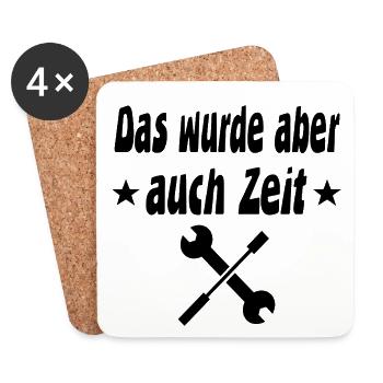 Schrauben - Untersetzer (4er-Set) - Weiß - Vorne