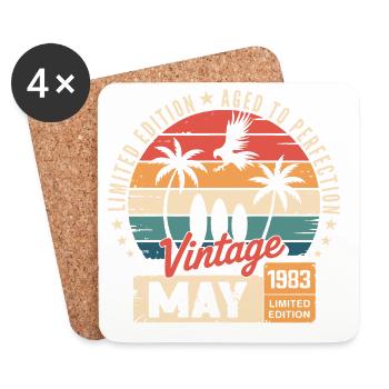 Special anniversary with this design May 1983 - Coasters (set of 4) - white - Front