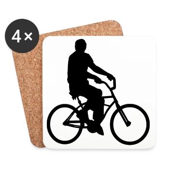 Bicycle - Coasters (set of 4) - white - Front