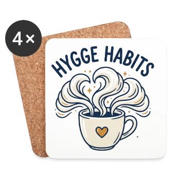 Relaxing Time - Coasters (set of 4) - white - Front