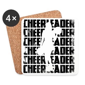 cheerleader - Coasters (set of 4) - white - Front