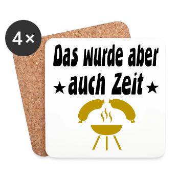 Grill - Coasters (set of 4) - white - Front