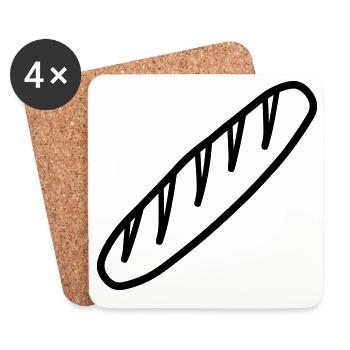 wand - Coasters (set of 4) - white - Front