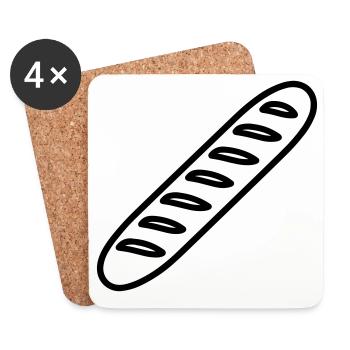 wand - Coasters (set of 4) - white - Front