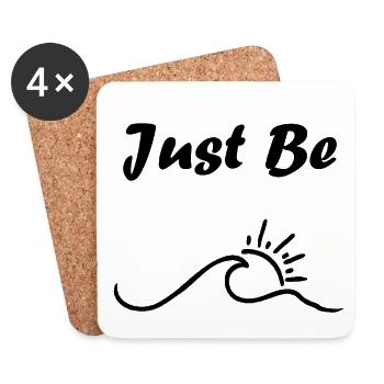 Prie juste - Dessous de verre (lot de 4) - blanc - Devant