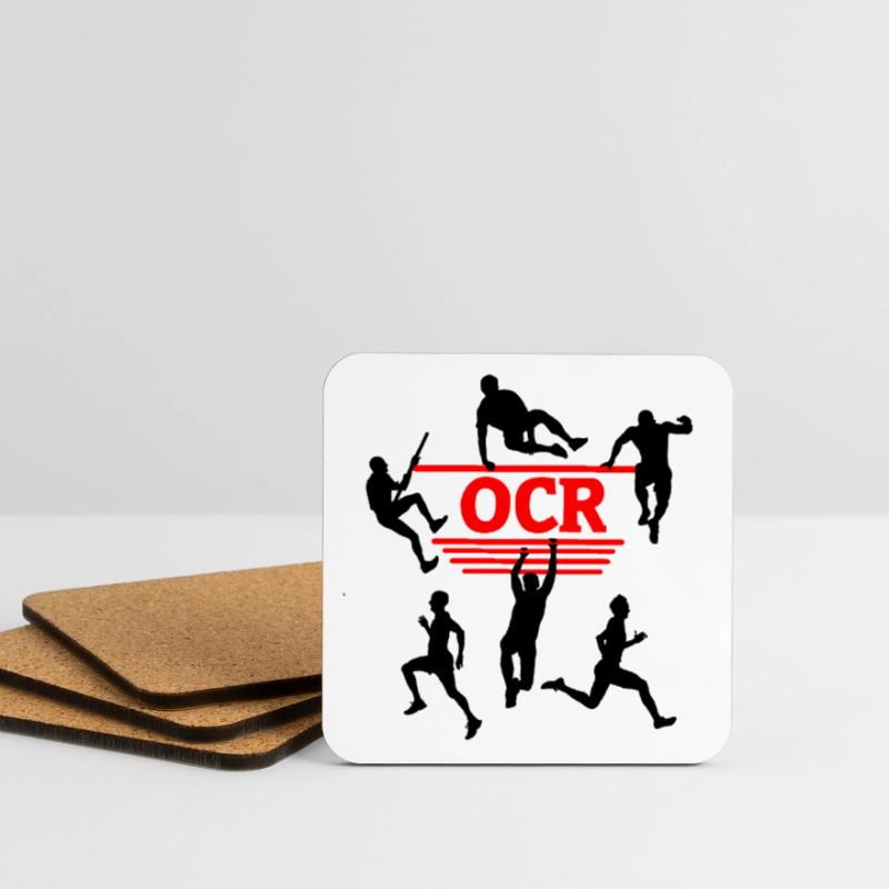 Puissance OCR – Conception de courses d’obstacles Dessous de verre (lot de 4)