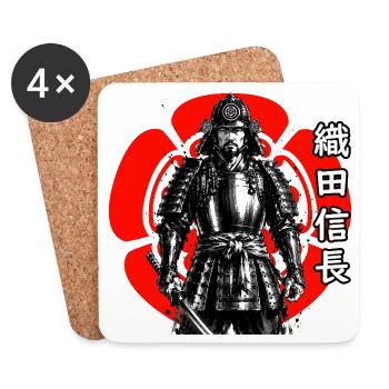 Oda Nobunaga, un grand unificateur du Japon - Dessous de verre (lot de 4) - blanc - Devant