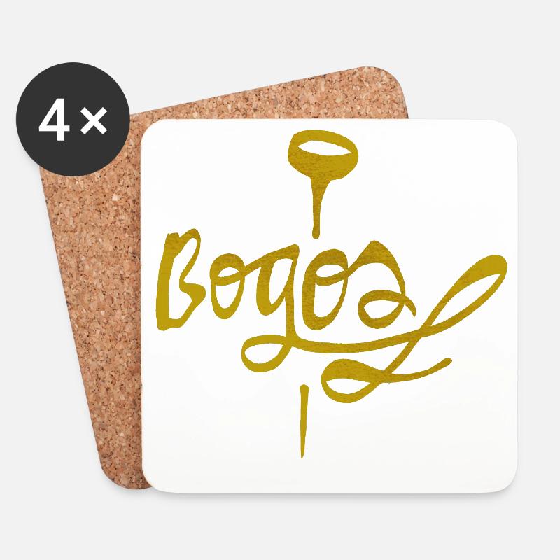 Bogos - Untersetzer (4er-Set) - Weiß