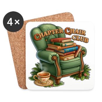 Club des présidents de chapitre - Dessous de verre (lot de 4) - blanc - Devant