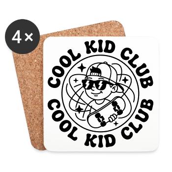 cool kids - Coasters (set of 4) - white - Front