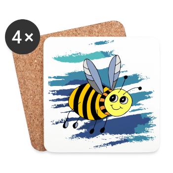 insect - Coasters (set of 4) - white - Front