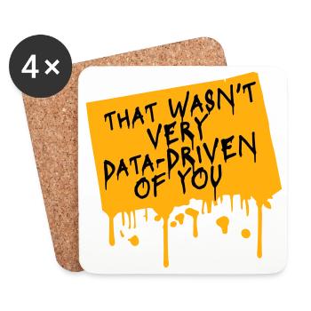 That Wasn't Very Data-Driven Of You Lustig Nerd - Untersetzer (4er-Set) - Weiß - Vorne