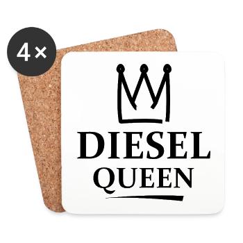 Diesel Queen - Coasters (set of 4) - white - Front