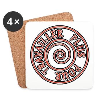 Value Work - Coasters (set of 4) - white - Front