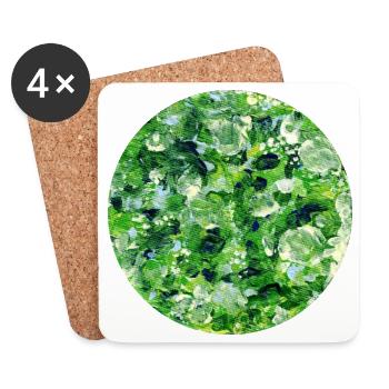 nature_oilpainting - Dessous de verre (lot de 4) - blanc - Devant