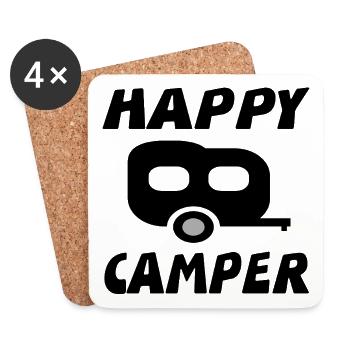 Camper - Untersetzer (4er-Set) - Weiß - Vorne