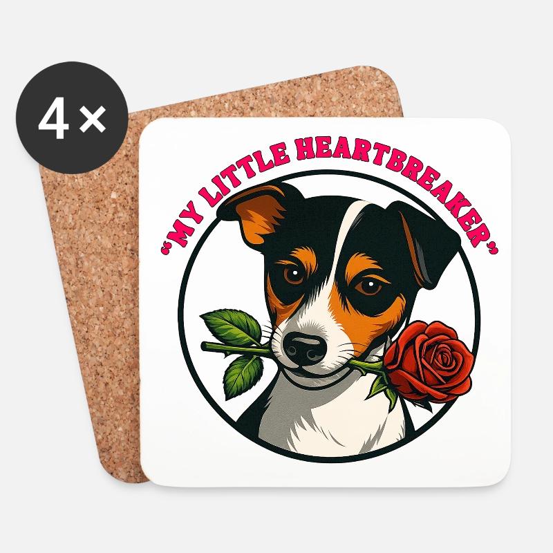 My little heartbreacker - Untersetzer (4er-Set) - Weiß