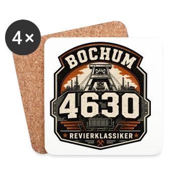 Bochum 4630 Revierklassiker - Untersetzer (4er-Set) - Weiß - Vorne