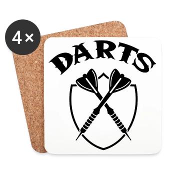 darts - Coasters (set of 4) - white - Front