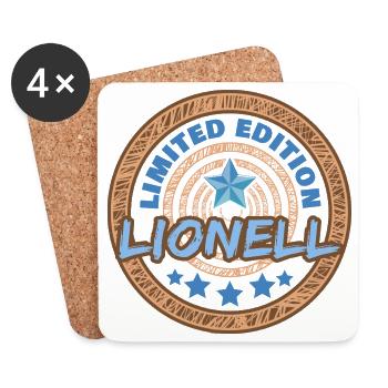 Dire Lionell - Dessous de verre (lot de 4) - blanc - Devant