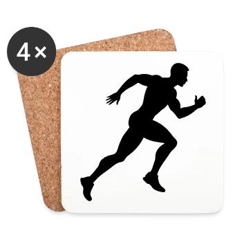 runner - Coasters (set of 4) - white - Front