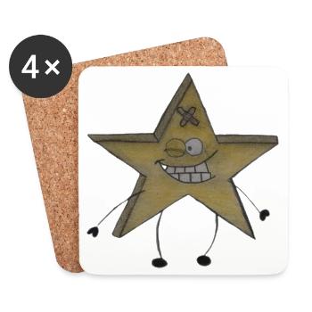 Starshine Billi  - Untersetzer (4er-Set) - Weiß - Vorne